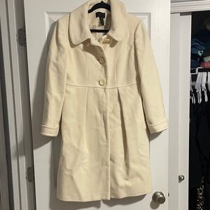 Via Spiga Cream Trench Coat